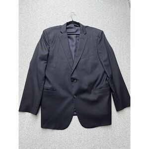 Brooks Brothers 1818 Regent Suit Jacket Mens 44 Blue Wool Estrato Made USA